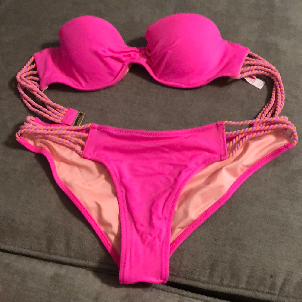 Victoria’s Secret Hot Pink Bikini 34A/S